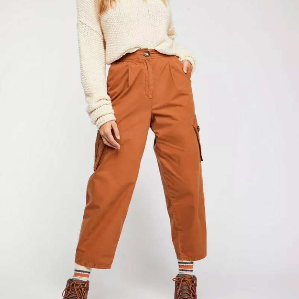 Free People slouchy carpenter pants size 6